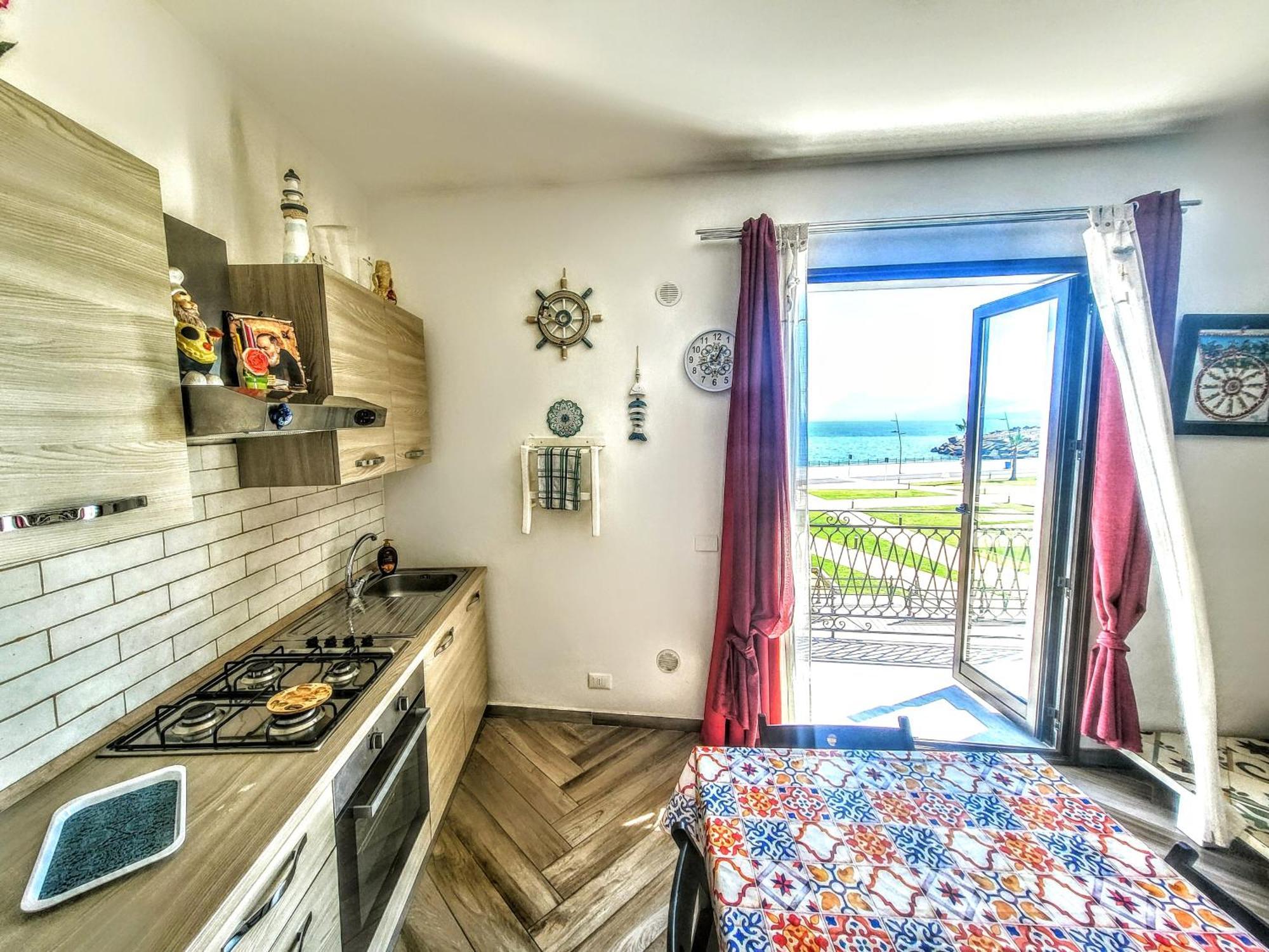 산타플라비아 Seafront House Gabbiano Azzurro 아파트 외부 사진